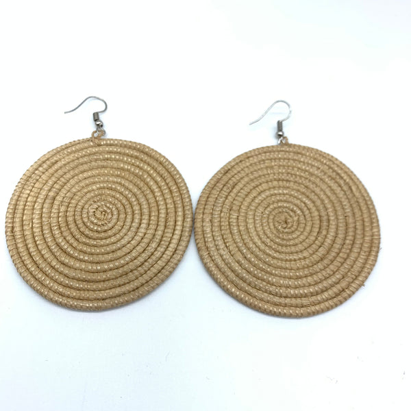 Sisal Earrings-Taupe Variation 6