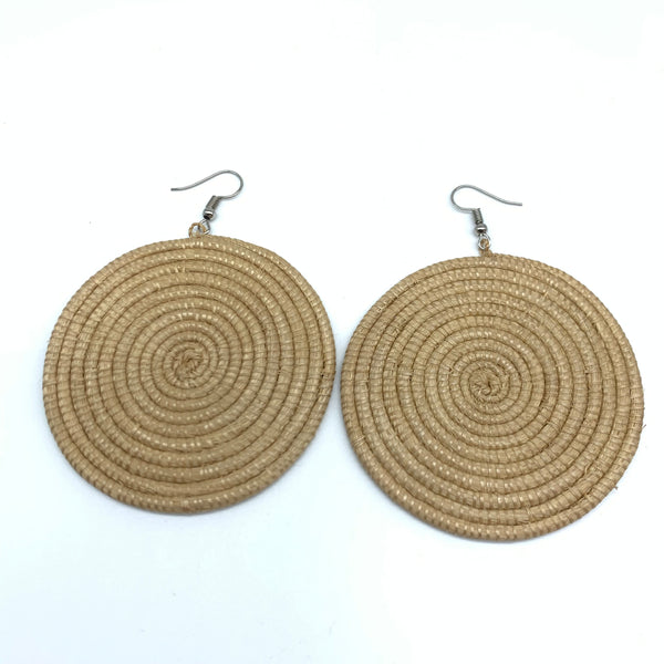 Sisal Earrings-Taupe Variation 6