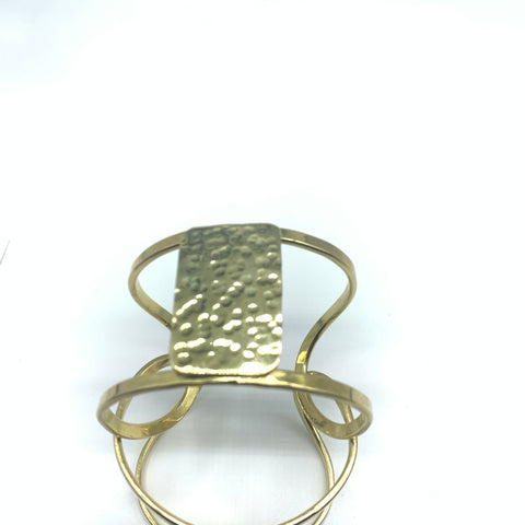 Brass Bangle-Rectangle