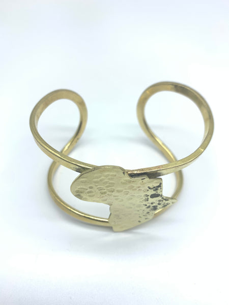 Brass Bangle-African Map