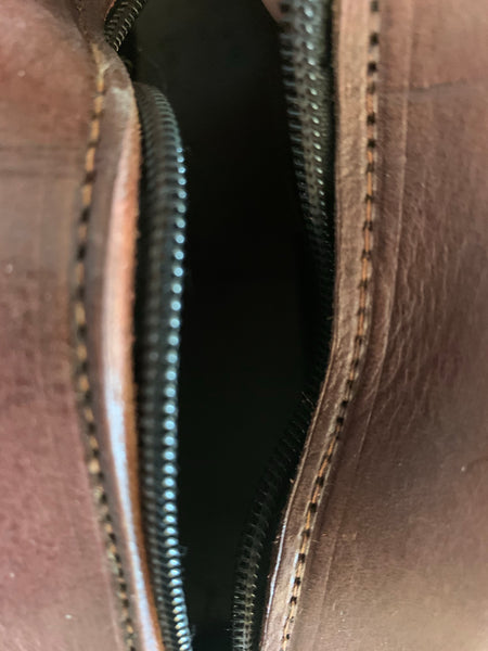 Leather W/Sisal Bag-Circle Black Variation