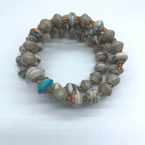 Paper Coil Bracelet-Multi colour 21