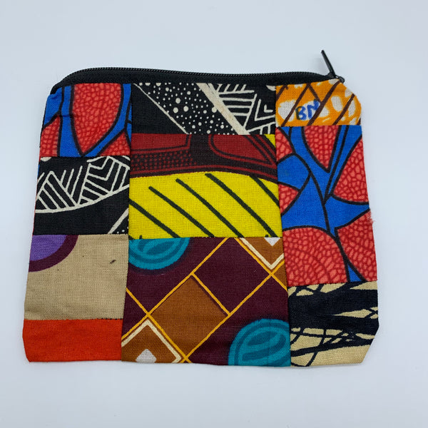 African Print Zoba Zoba Make Up Bag/ Pouch-M Multi Colour 3 - Lillon Boutique