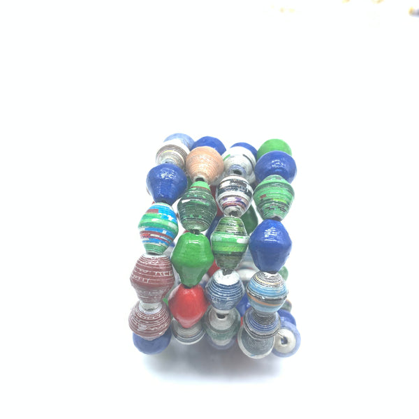 Paper Coil Bracelet-Multi colour 22