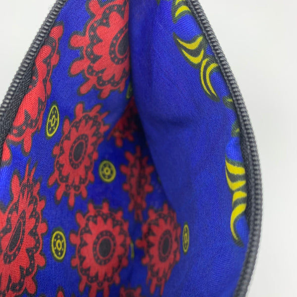 African Print Zoba Zoba Make Up Bag/ Pouch-M Multi Colour 15 - Lillon Boutique