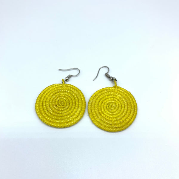 Sisal Earrings- XS Yellow Variation