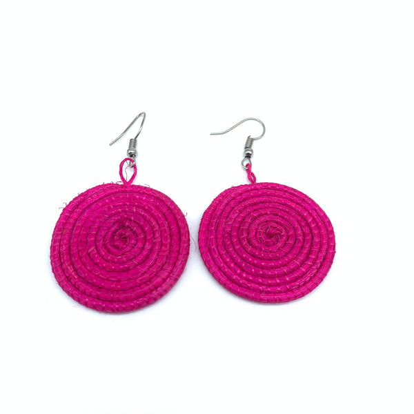 Sisal Earrings- XS Pink Variation
