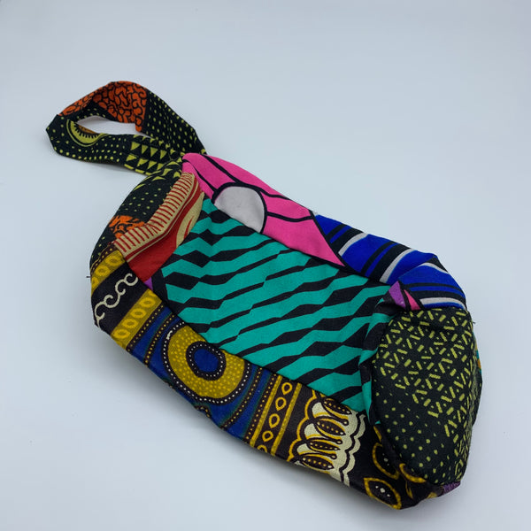 African Print Makeup bag/Pencil case-Zoba Zoba Multi Colour 2 - Lillon Boutique