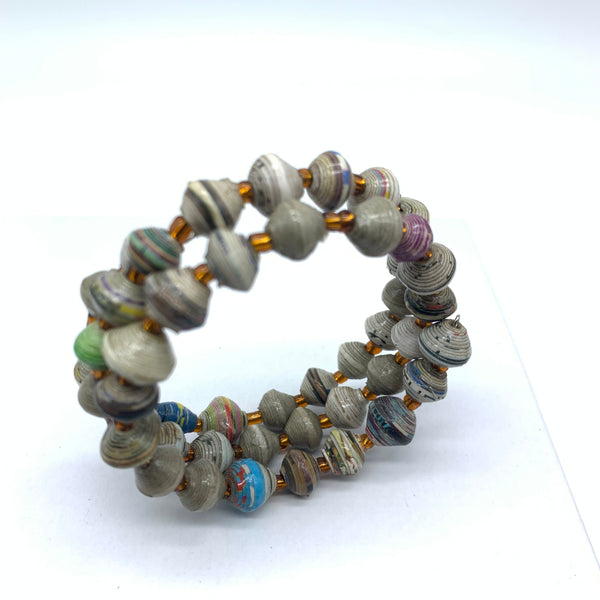 Paper Coil Bracelet-Multi colour 7