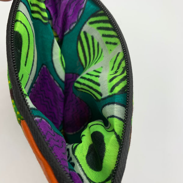 African Print Zoba Zoba Make Up Bag/ Pouch-M Multi Colour 4 - Lillon Boutique