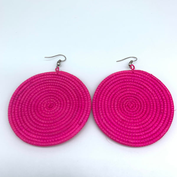 Sisal Earrings-Pink Variation 10