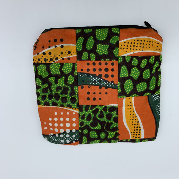 African Print Zoba Zoba Make Up Bag/ Pouch-M Multi Colour 4 - Lillon Boutique