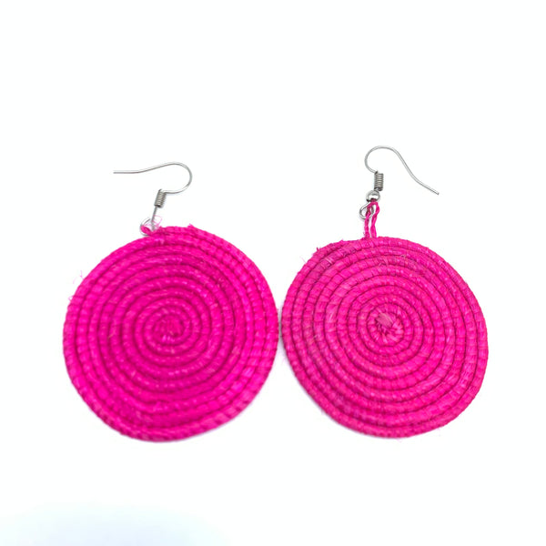 Sisal Earrings- XS Pink Variation 4