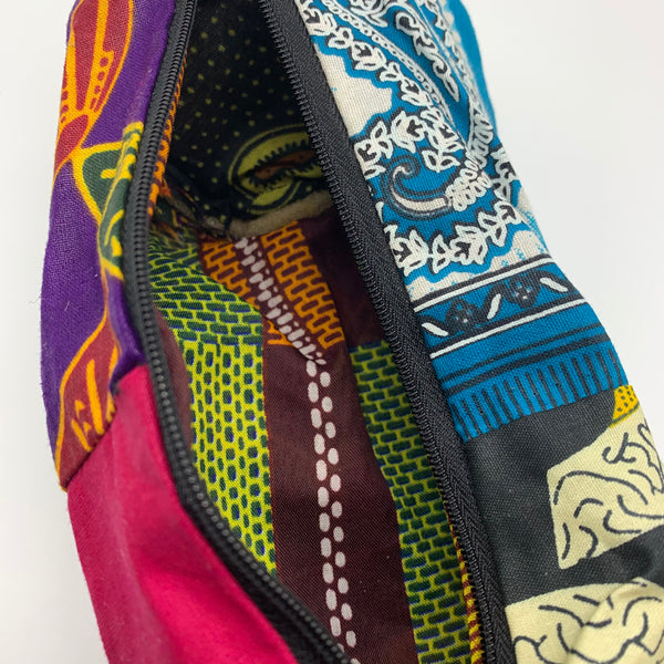 African Print Makeup bag/Pencil case-Zoba Zoba Multi Colour 3 - Lillon Boutique