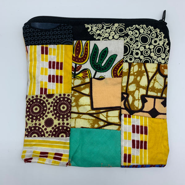 African Print Zoba Zoba Make Up Bag/ Pouch-M Multi Colour 7 - Lillon Boutique