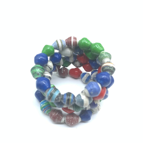 Paper Coil Bracelet-Multi colour 22