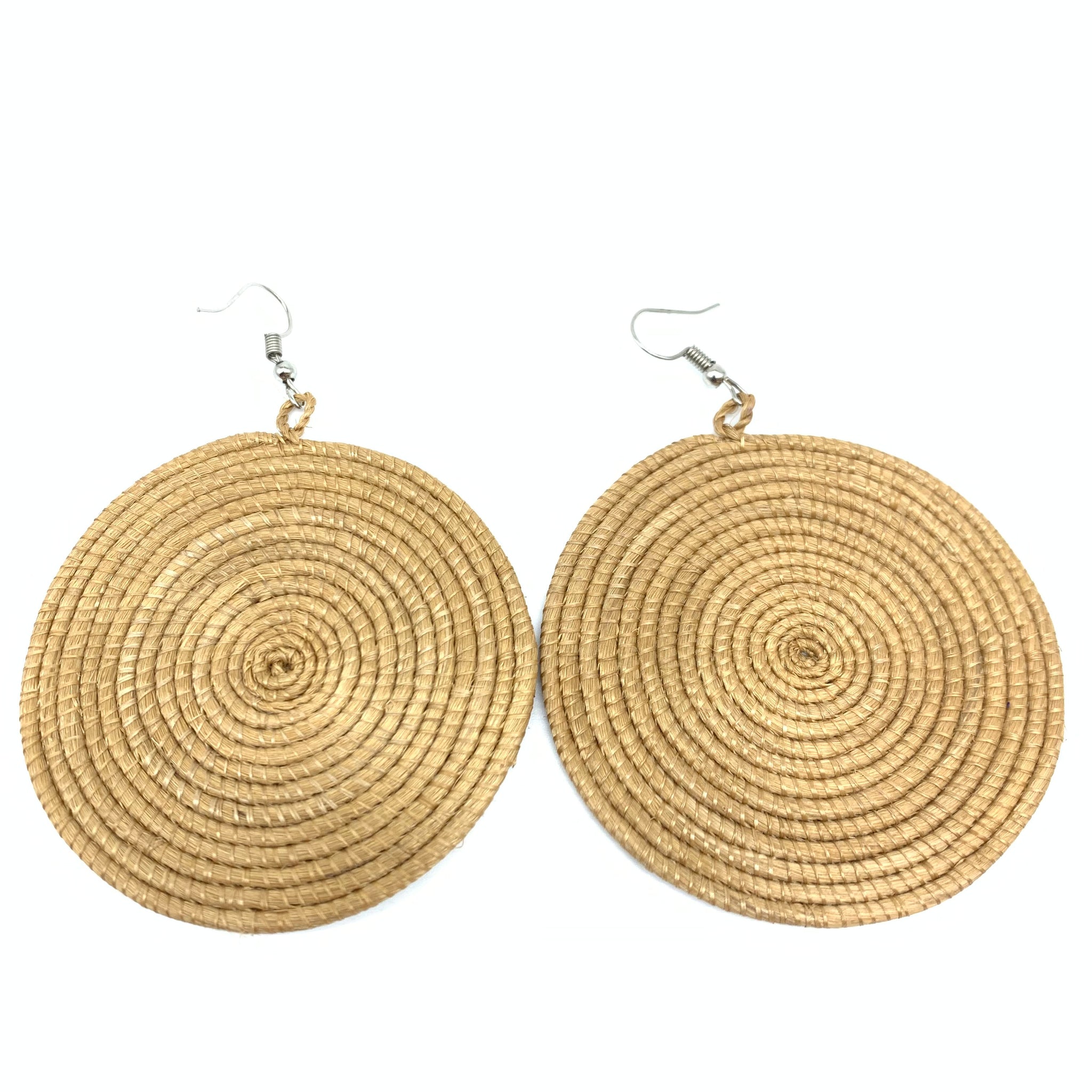 Sisal Earrings-Taupe Variation 5