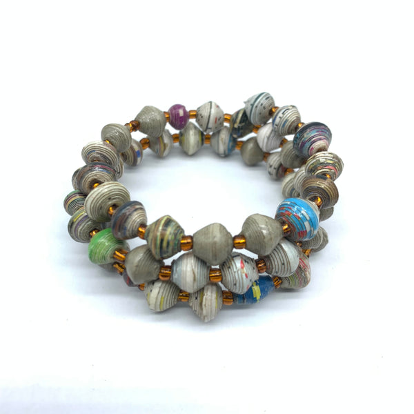 Paper Coil Bracelet-Multi colour 7