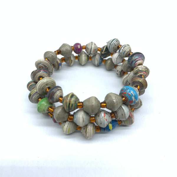 Paper Coil Bracelet-Multi colour 7