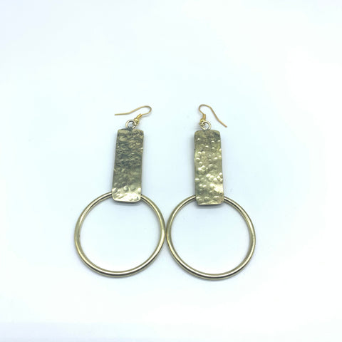 Brass Earrings-Hiari