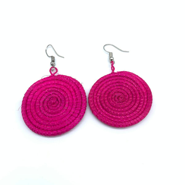 Sisal Earrings- XS Pink Variation