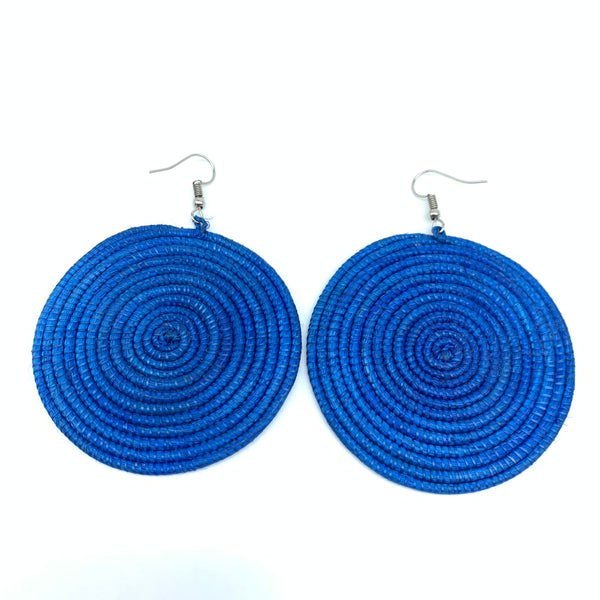 Sisal Earrings-Blue Variation 3