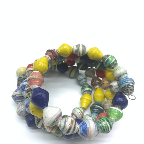 Paper Coil Bracelet-Multi colour 15