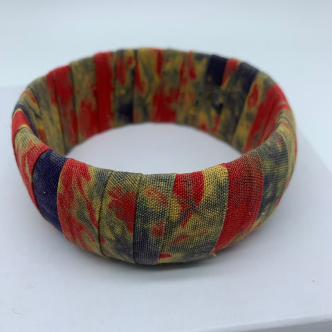 African Prints Bangle-Jumbo Red Variation - Lillon Boutique