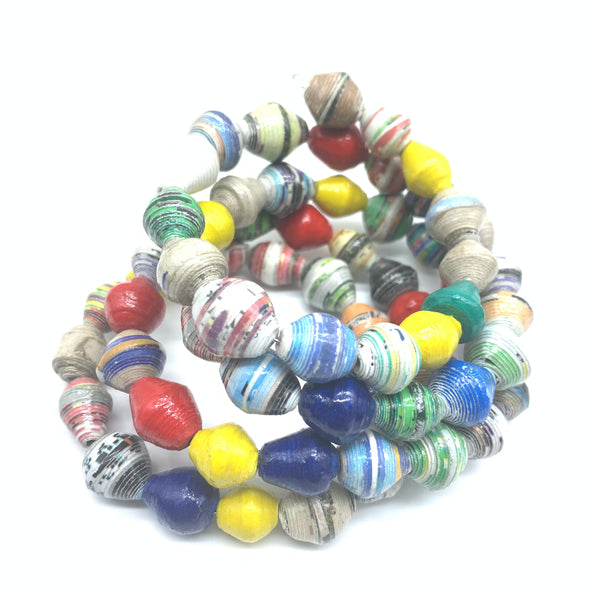 Paper Coil Bracelet-Multi colour 17
