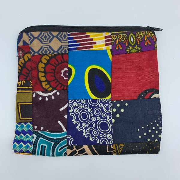 African Print Zoba Zoba Make Up Bag/ Pouch-M Multi Colour 10 - Lillon Boutique