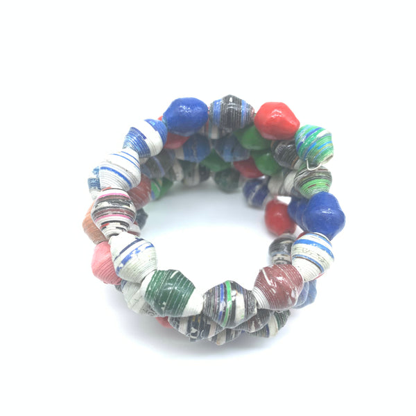 Paper Coil Bracelet-Multi colour 16