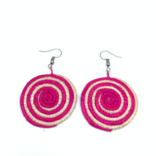 Sisal Earrings- XS Pink Variation 6