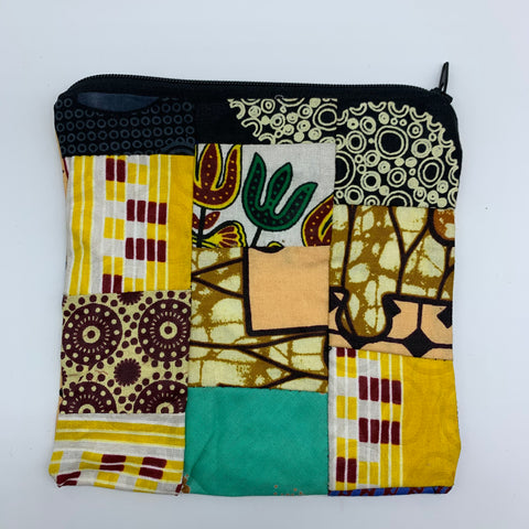 African Print Zoba Zoba Make Up Bag/ Pouch-M Multi Colour 7 - Lillon Boutique