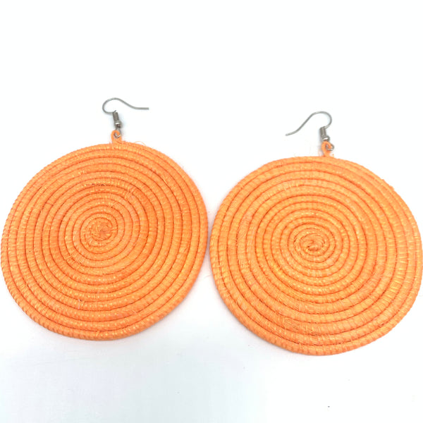 Sisal Earrings-Orange Variation 10