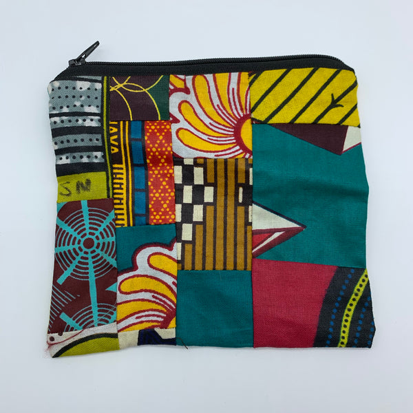 African Print Zoba Zoba Make Up Bag/ Pouch-M Multi Colour 1 - Lillon Boutique