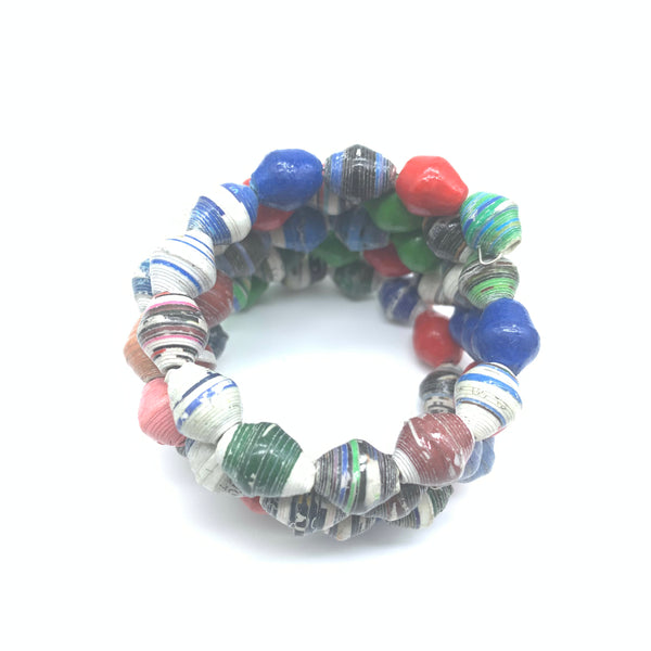 Paper Coil Bracelet-Multi colour 16