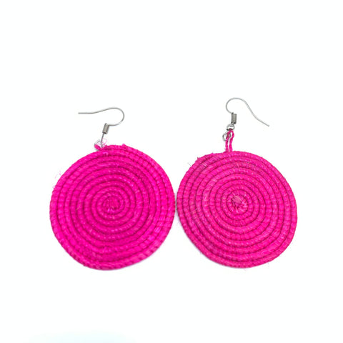 Sisal Earrings- XS Pink Variation 4