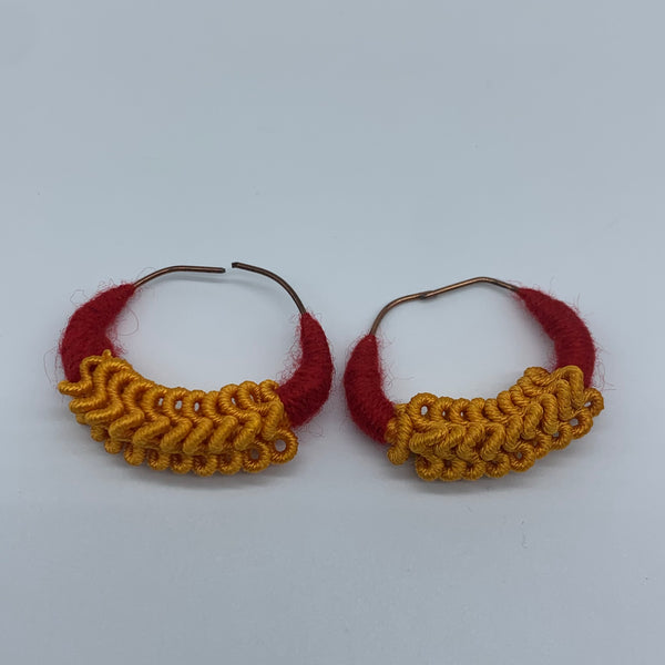 Malian Thread Earrings- S Traditional Style