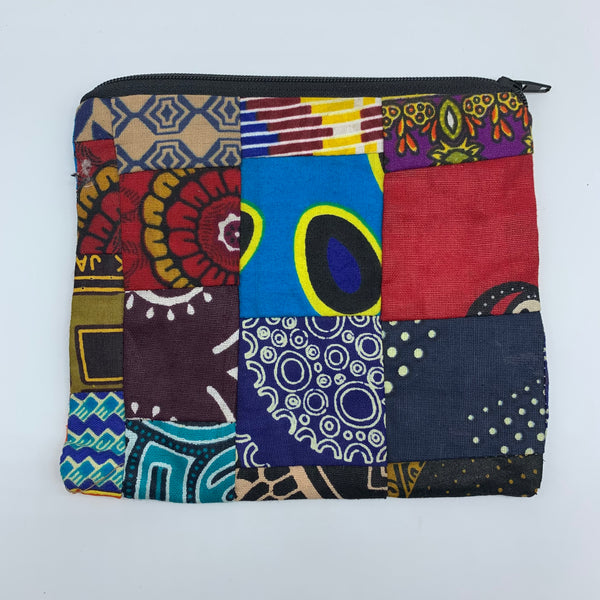 African Print Zoba Zoba Make Up Bag/ Pouch-M Multi Colour 10 - Lillon Boutique