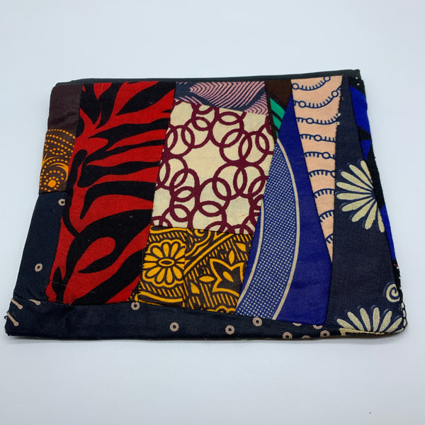 African Print Zoba Zoba Make Up Bag/ Pouch-L Multi Colour 1 - Lillon Boutique