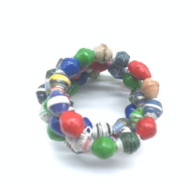 Paper Coil Bracelet-Multi colour 18