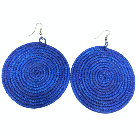 Sisal Earrings-Blue Variation 4